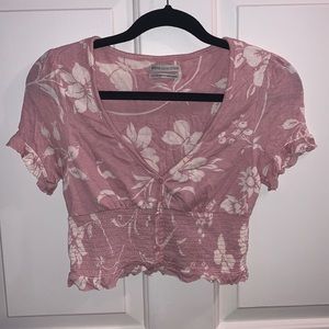 Urban Outfitters patterned crop top